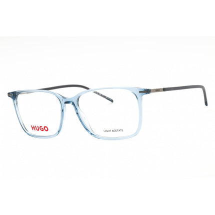 Hugo Men's Eyeglasses - Blue Plastic Square Shape Full Rim Frame | HG 1271 0PJP 00 ,