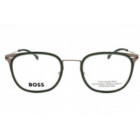 Hugo Boss Men's Eyeglasses - Matte Dark Ruthenium Green Full Rim | BOSS 1427 00OC 00 ,