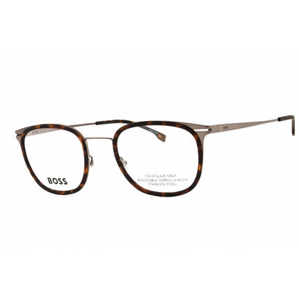 Hugo Boss Men's Eyeglasses - Matte Dark Ruthenium Full Rim Frame | BOSS 1427 0CAG 00 ,