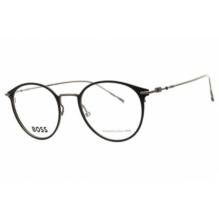 Hugo Boss Men's Eyeglasses - Matte Black Dark Ruthenium Frame | BOSS 1432 0RZZ 00 ,