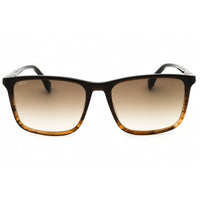 Hugo Boss Men's Sunglasses - Brown Horn Plastic Square Full Rim | BOSS 1434/S 0EX4 HA ,