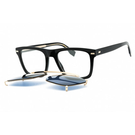 Hugo Boss Men's Sunglasses - Black Plastic Square Shape Frame | BOSS 1445/CS 0807 KU ,