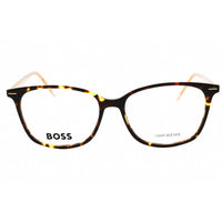 Hugo Boss Women's Eyeglasses - Havana Yellow Plastic Square Frame | BOSS 1526 0HJV 00 ,