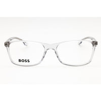 Hugo Boss Men's Eyeglasses - Grey Plastic Rectangular Shape Frame | BOSS 1570 0KB7 00 ,