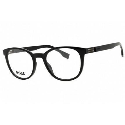 Hugo Boss Men's Eyeglasses - Black Plastic Cat Eye Full Rim Frame | BOSS 1577 0807 00 ,