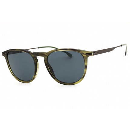 Hugo Boss Men's Sunglasses - Ruthenium Green Horn Full Rim Frame | BOSS 1639/S 0XYG IR ,