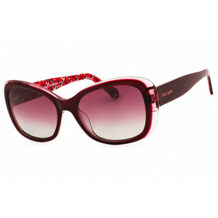 Kate Spade Women's Sunglasses - Red Plastic Cat Eye Shape Frame | ELOWEN/G/S 0C9A JR ,