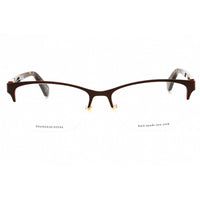 Kate Spade Women's Eyeglasses - Brown Havana Metal Half Rim Frame | Glorianne 0WR9 00 ,