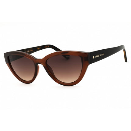 Kenneth Cole New York Women's Sunglasses - Shiny Dark Brown Full Rim | KC00003 48F ,