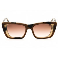 Kenneth Cole New York Women's Sunglasses - Shiny Light Brown Cat Eye | KC00027 45F ,