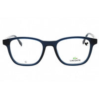 Lacoste Men's Eyeglasses - Transparent Blue Injected Propionate Full Rim | L2949 410 ,