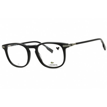 Lacoste Men's Eyeglasses - Black Acetate Square Frame Clear Demo Lens | L2954 001 ,