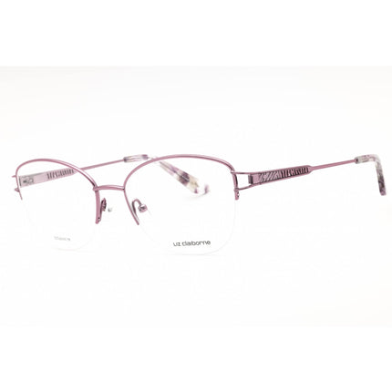 Liz Claiborne Women's Eyeglasses - Lilac Metal Cat Eye Half Rim Frame | L 674T 0789 00 ,