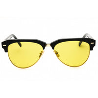 Miu Miu Unisex Sunglasses - Black Acetate Aviator Full Rim Frame | 0MU 09ZS 1AB07O ,