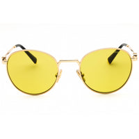 Miu Miu Women's Sunglasses - Gold Metal Round Shape Full Rim Frame | 0MU 55ZS 5AK07O ,