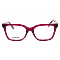Moschino Love Women's Eyeglasses - Fuchsia Plastic Square Full Rim | MOL603 0MU1 00 ,