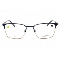 Nautica Men's Eyeglasses - Matte Navy Metal Square Shape Full Rim Frame | N7336 420 ,