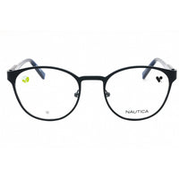 Nautica Men's Eyeglasses - Matte Sport Navy Metal Round Full Rim Frame | N7345 420 ,