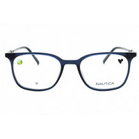 Nautica Men's Eyeglasses - Matte Navy Injected Propionate Square Full Rim | N8184 410 ,