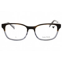 Nautica Men's Eyeglasses - Brown Grey Gradient Acetate Square Shape Frame | N8186 215 ,