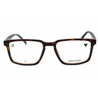 Nautica Men's Eyeglasses - Dark Tortoise Injected Propionate Square Frame | N8187 206 ,