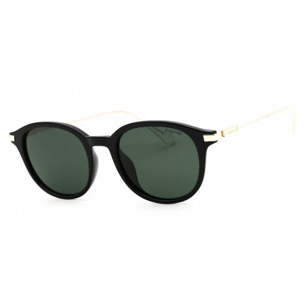 Polaroid Core Unisex Sunglasses - Black Green Round Frame | PLD 4148/G/S/X 07ZJ UC ,