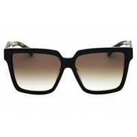 Prada Women's Sunglasses - Black Plastic Square Full Rim Frame | 0PR 24ZSF 1AB0A7 ,