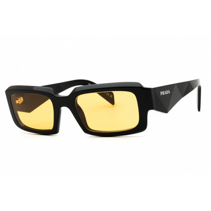 Prada Men's Sunglasses - Black Acetate Rectangular Full Rim Frame | 0PR 27ZS 16K70A ,
