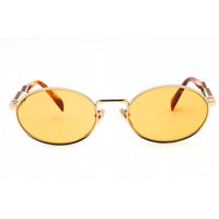 Prada Men's Sunglasses - Pale Gold/Light Tortoise Metal Oval Frame | 0PR 65ZS ZVN02Z ,