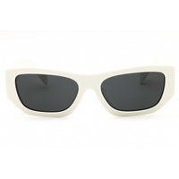 Prada Unisex Sunglasses - White Acetate Cat Eye Full Rim Frame | 0PR A01SF 17K08Z ,