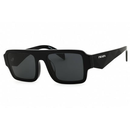 Prada Men's Sunglasses - Black Acetate Square Shape Full Rim Frame | 0PR A05SF 16K08Z ,