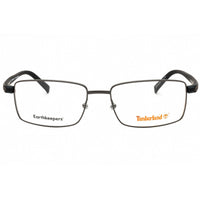 Timberland Men's Eyeglasses - Shiny Gunmetal Metal Rectangular Full Rim | TB1820 008 ,