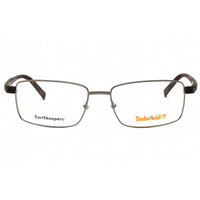 Timberland Men's Eyeglasses - Matte Gunmetal Metal Rectangular Full Rim | TB1820 009 ,