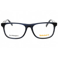 Timberland Men's Eyeglasses - Shiny Blue Acetate Square Full Rim Frame | TB50022 090 ,