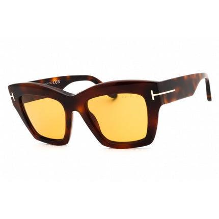 Tom Ford Women's Sunglasses - Blonde Havana Acetate Cat Eye Shape Frame | FT1191 53E ,