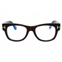 Tom Ford Men's Eyeglasses - Dark Havana Acetate Square Full Rim Frame | FT5040-B 052 ,