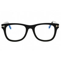 Tom Ford Men's Eyeglasses - Shiny Black Acetate Square Full Rim Frame | FT5820-B 001 ,
