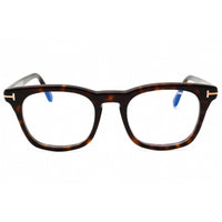 Tom Ford Men's Eyeglasses - Dark Havana Acetate Square Full Rim Frame | FT5870-F-B 052 ,