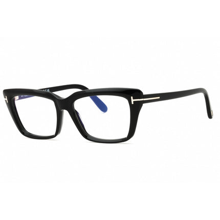 Tom Ford Women's Eyeglasses - Shiny Black Acetate Cat Eye Shape Frame | FT5894-B 001 ,