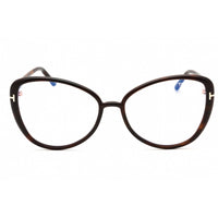 Tom Ford Women's Eyeglasses - Dark Havana Injected Propionate Frame | FT5907-B 052 ,
