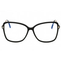 Tom Ford Women's Eyeglasses - Shiny Black Acetate Butterfly Full Rim | FT5953-B 001 ,