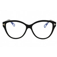Tom Ford Women's Eyeglasses - Black/Crystal Acetate Cat Eye Full Rim | FT5954-B 003 ,