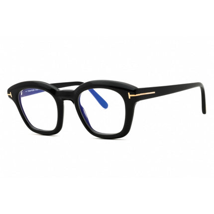 Tom Ford Men's Eyeglasses - Shiny Black Acetate Cat Eye Full Rim Frame | FT5961-B 001 ,