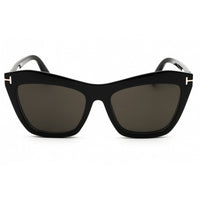 Tom Ford Women's Eyeglasses - Shiny Black Acetate Cat Eye Shape Frame | FT5971-B 001 ,