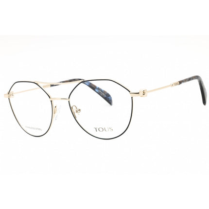 Tous Women's Eyeglasses - Light Gold W/Colors Parts Metal Pilot Frame | VTO412 0492 ,