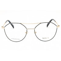 Tous Women's Eyeglasses - Light Gold W/Colors Parts Metal Pilot Frame | VTO412 0492 ,
