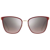 Carolina Herrera Women's Sunglasses - Gold Burgundy Cat Eye Frame | CH 0030/S 0NOA ,