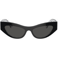 Dolce & Gabbana Women's Sunglasses - Black Acetate Cat Eye Full Rim | 0DG4450-331687 ,