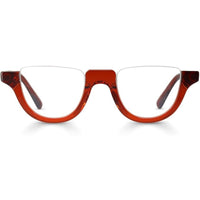Eyebobs Unisex Reading Glasses - Garnet Red Crystal Frame, +1.50 | 3407 DEEP LEE 01 ,