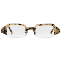 Eyebobs Unisex Reading Glasses - Vanilla Tortoise Half Rim, +2.00 | 3420 WHO NOSE 21 ,